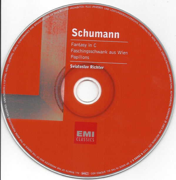 Robert Schumann, Sviatoslav Richter : Piano Works (CD, Comp, RM)