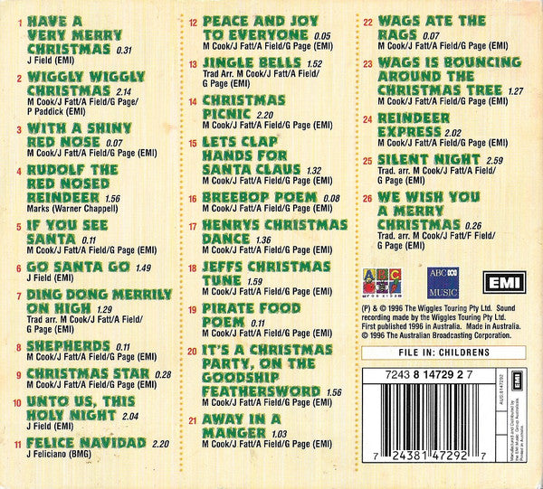 The Wiggles : Wiggly, Wiggly Christmas (CD, Album)