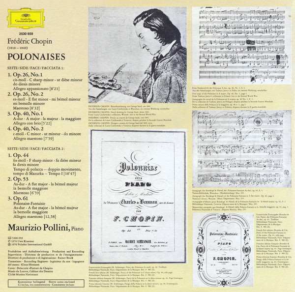 Chopin*, Maurizio Pollini : Polonaises (LP)