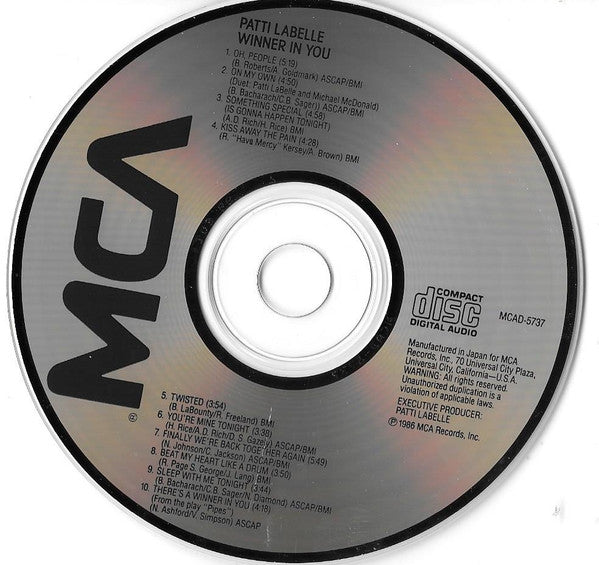 Patti LaBelle : Winner In You (CD, Album)