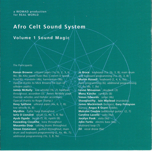 Afro Celt Sound System : Volume 1 Sound Magic (CD, Album)