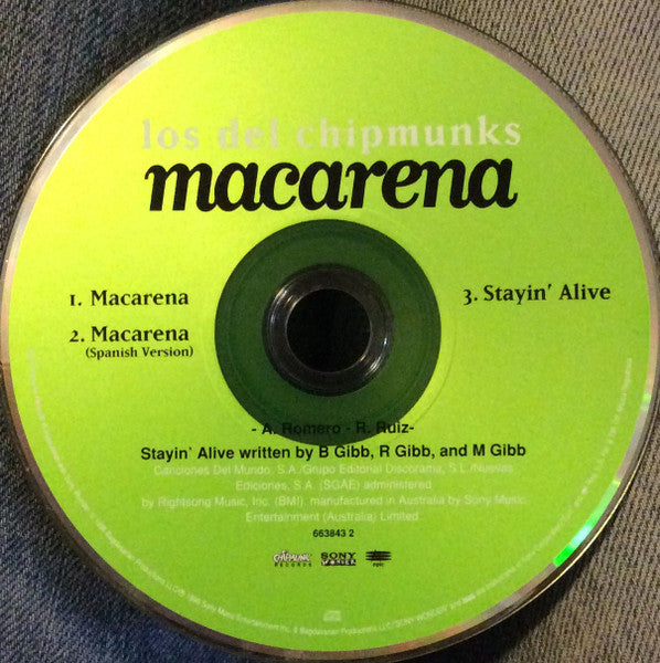 Los Del Chipmunks* : Macarena (CD, Single, Car)