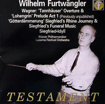 Wilhelm Furtwängler, Richard Wagner :  Furtwängler Conducts Wagner (CD, Comp, Mono, RM)