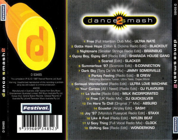 Various : Dance Smash 2 (CD, Comp)