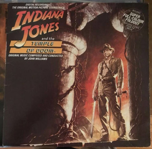 John Williams (4) : Indiana Jones And The Temple Of Doom (The Original Motion Picture Soundtrack) (LP, Album, Gat)