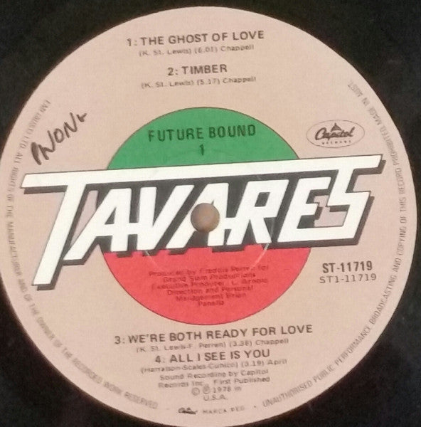 Tavares : Future Bound (LP, Album)