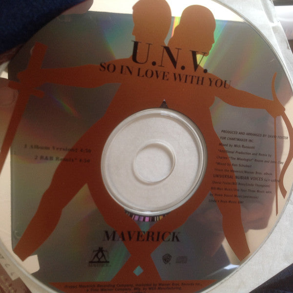 U.N.V.* : So In Love With You (CD, Single)