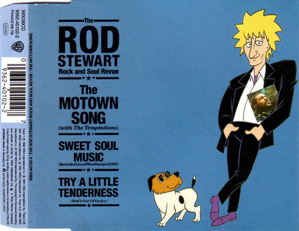 The Rod Stewart Rock And Soul Revue*  With The Temptations : The Motown Song (CD, Single)