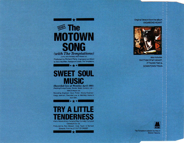 The Rod Stewart Rock And Soul Revue*  With The Temptations : The Motown Song (CD, Single)