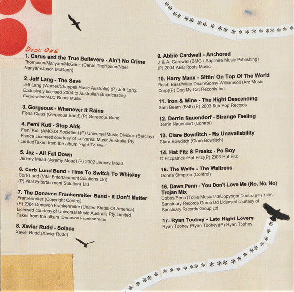 Various : Triple J's Roots 'N All: Blues, Roots & Beyond - Volume One (2xCD, Comp)