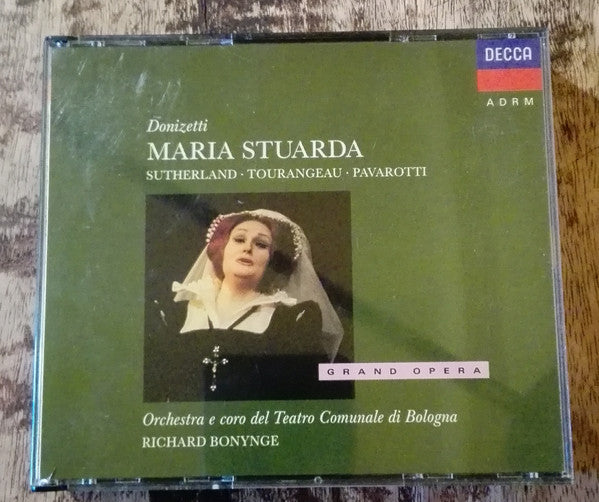 Donizetti* - Sutherland* · Tourangeau* · Pavarotti* · Orchestra* E Coro del Teatro Comunale di Bologna · Richard Bonynge : Maria Stuarda (2xCD, Album, RE, RM)