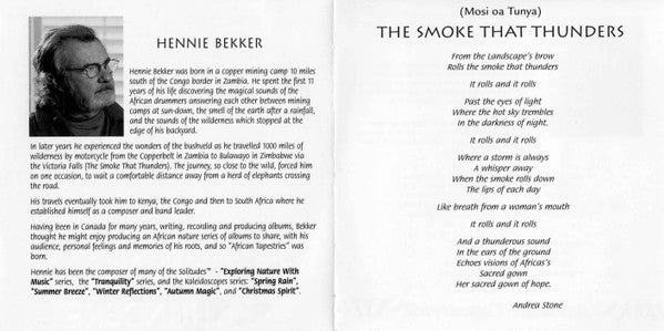 Hennie Bekker : The Smoke That Thunders (CD, Album)