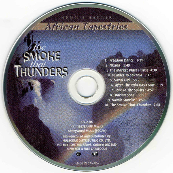 Hennie Bekker : The Smoke That Thunders (CD, Album)