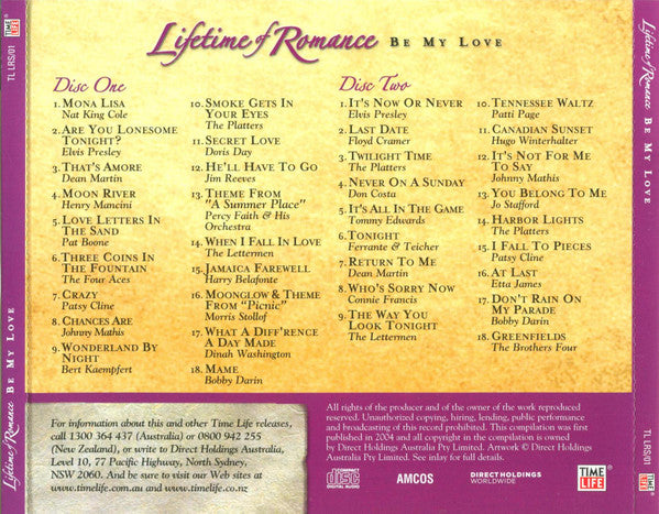 Various : Lifetime Of Romance - Be My Love (2xCD, Comp)