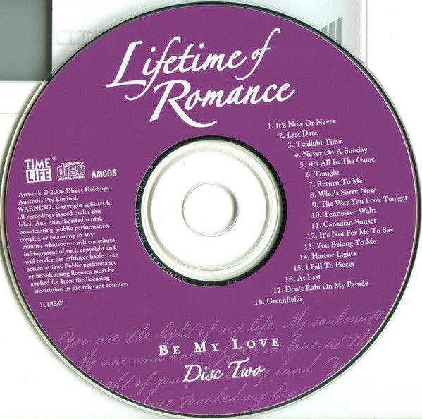Various : Lifetime Of Romance - Be My Love (2xCD, Comp)