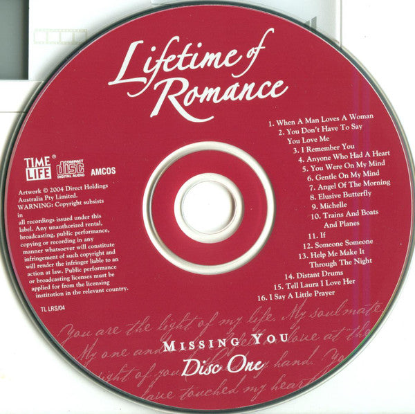 Various : Lifetime Of Romance - Missing You (2xCD, Comp)