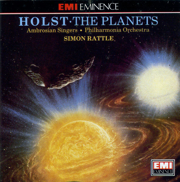 Gustav Holst - The Ambrosian Singers - Philharmonia Orchestra - Sir Simon Rattle : The Planets (CD, Album, RE, RP)