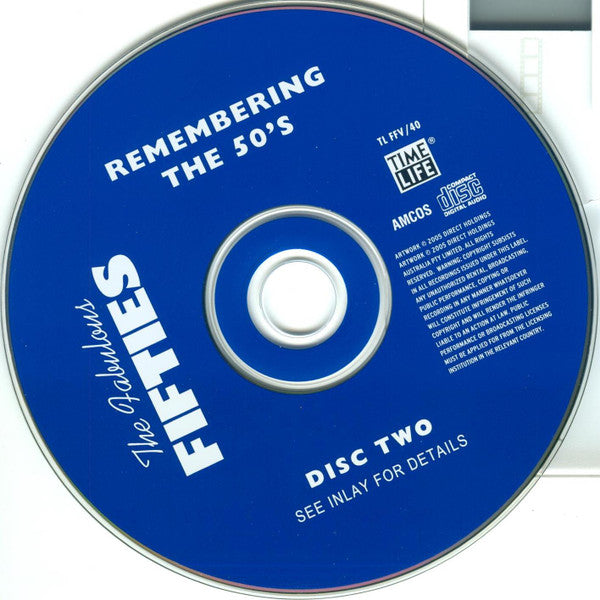 Various : The Fabulous Fifties - Remembering The 50's  (2xCD, Comp)