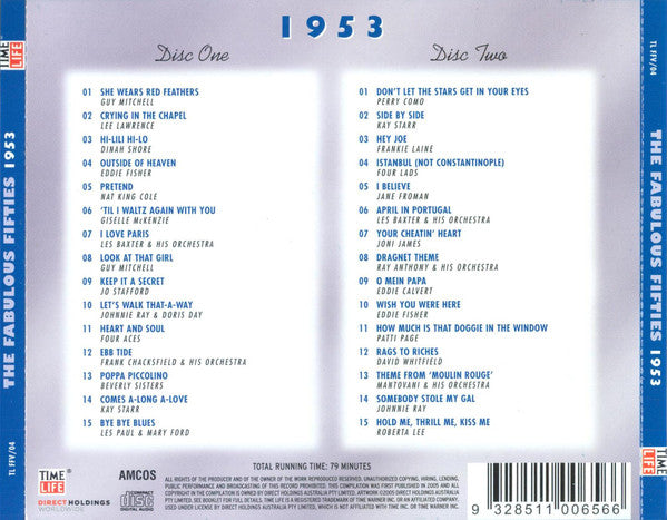 Various : The Fabulous Fifties - 1953 (2xCD, Comp,  )