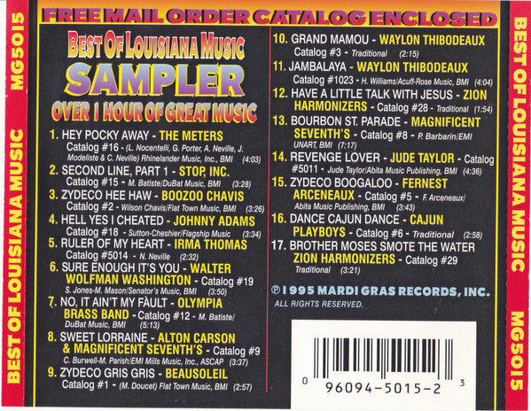 Various : Best Of Louisiana Music Sampler (CD, Album, Comp)