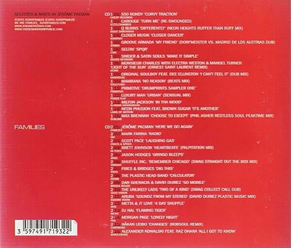 Jerome Pacman* : Jerome Pacman's Family (2xCD, Mixed)