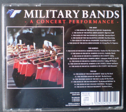 Various : Military Bands - A Concert Performance (CD, Comp)