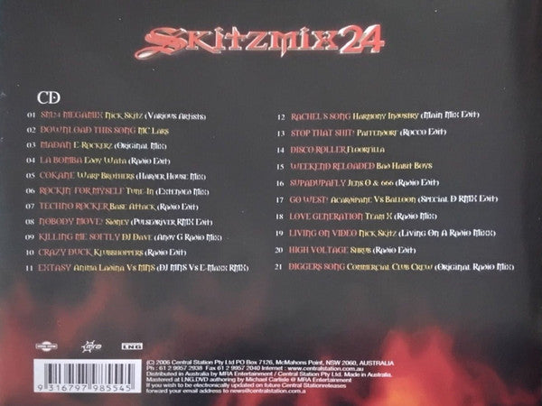 Nick Skitz : Skitzmix 24 (CD, Comp, Mixed + DVD, Comp, PAL)