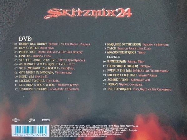 Nick Skitz : Skitzmix 24 (CD, Comp, Mixed + DVD, Comp, PAL)