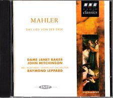Mahler* - Dame Janet Baker*, John Mitchinson, BBC Northern Symphony Orchestra, Raymond Leppard : Das Lied Von Der Erde (CD, Album)