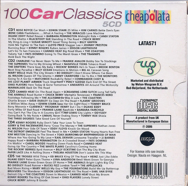 Various : 100 Car Classics (5xCD, Comp + Box)