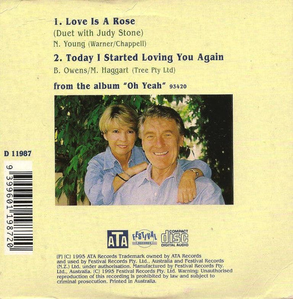 Col Joye : Love Is A Rose (CD, Single)