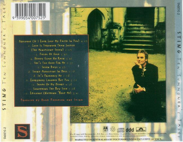 Sting : Ten Summoner's Tales (CD, Album)