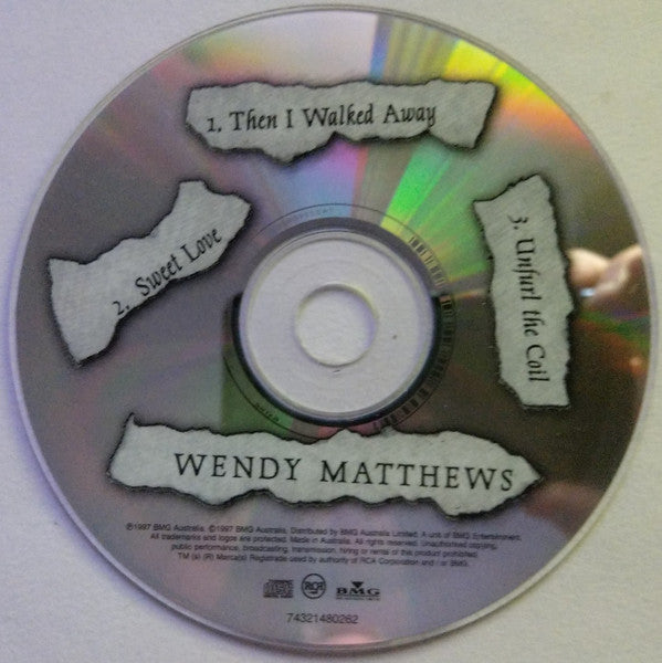 Wendy Matthews : Then I Walked Away (CD, Single)