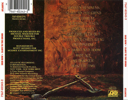 Skid Row : Slave To The Grind (CD, Album)