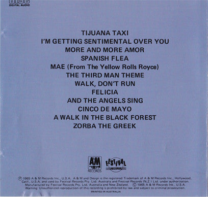Herb Alpert & The Tijuana Brass : !!Going Places!! (CD, Album)