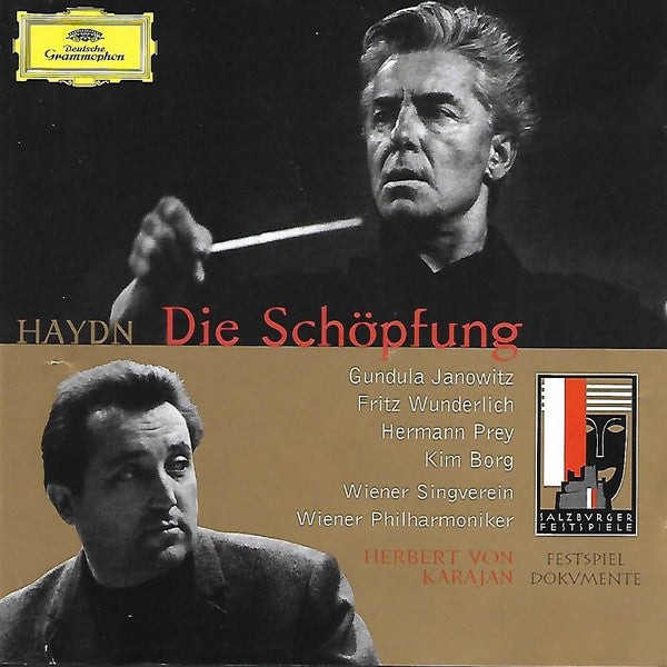 Haydn* - Gundula Janowitz, Fritz Wunderlich, Hermann Prey, Kim Borg, Wiener Singverein, Wiener Philharmoniker, Herbert von Karajan : Die Schöpfung (2xCD, Album)