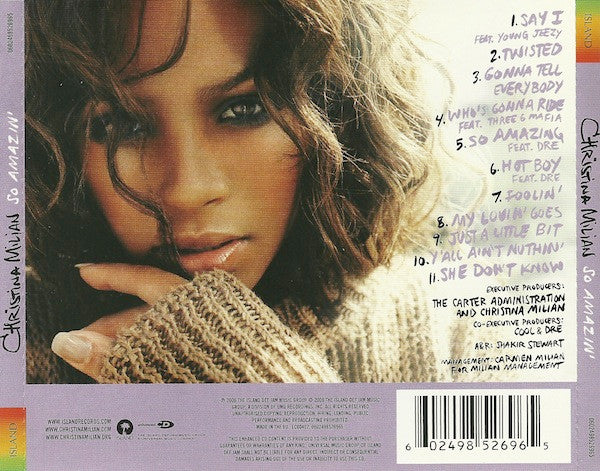 Christina Milian : So Amazin' (CD, Album, Enh)
