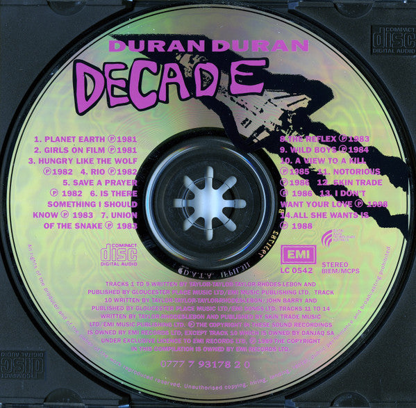 Duran Duran : Decade (CD, Album, Comp, RE)