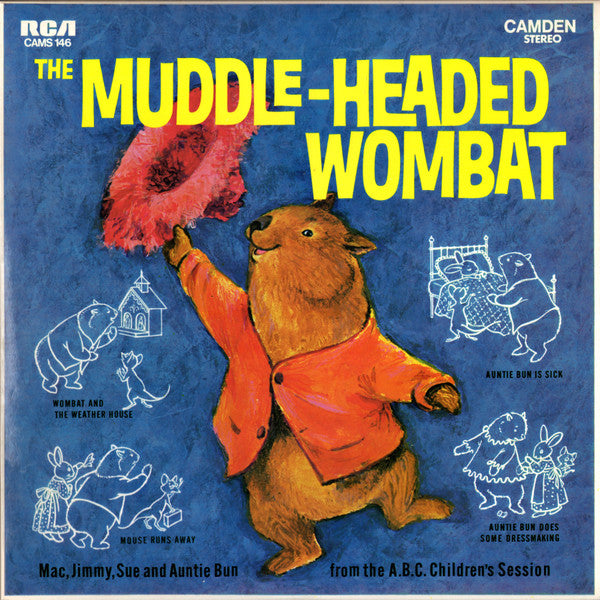 John Ewart (2), Atholl Fleming, Sue Ewart, Winifred Green : The Muddle Headed Wombat (LP)