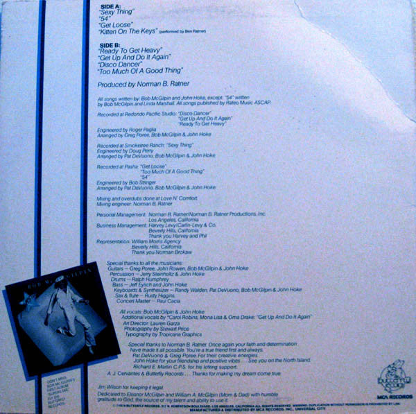 Bob McGilpin II* : Get Up (LP, Album)