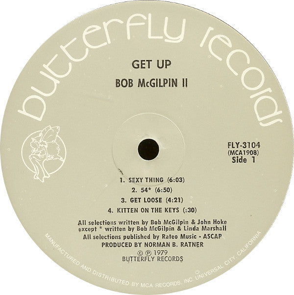 Bob McGilpin II* : Get Up (LP, Album)