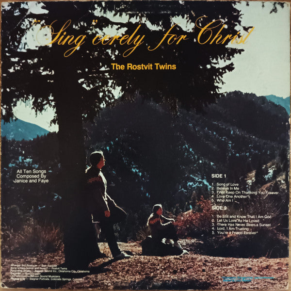 Rostvit Twins : "Sing"cerely for Christ (LP)