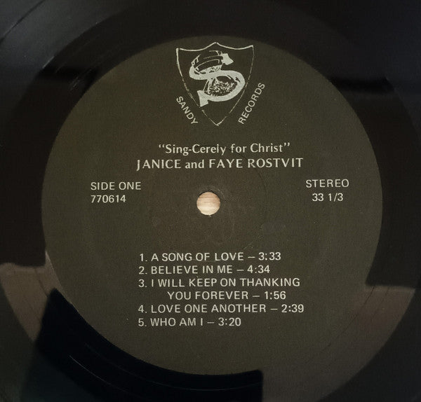 Rostvit Twins : "Sing"cerely for Christ (LP)