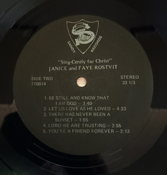 Rostvit Twins : "Sing"cerely for Christ (LP)