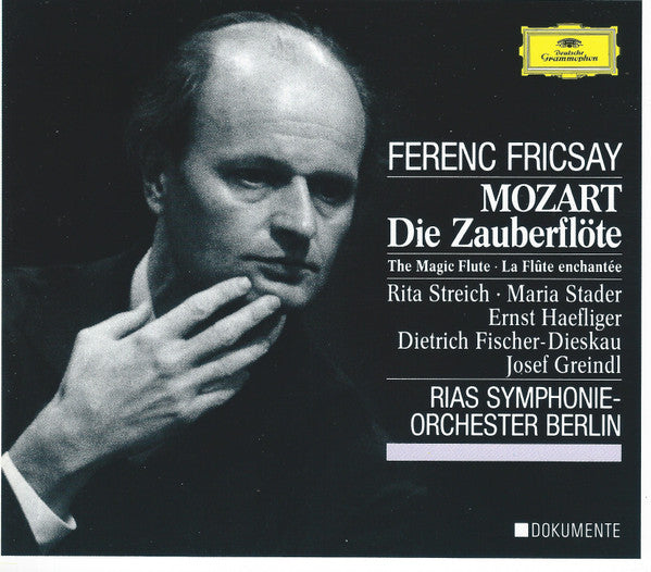 Mozart* – Rita Streich · Maria Stader · Ernst Haefliger · Dietrich Fischer-Dieskau · Josef Greindl · RIAS Symphonie-Orchester Berlin · Ferenc Fricsay : Die Zauberflöte (The Magic Flute · La Flûte Enchantée) (2xCD, Album, Mono)