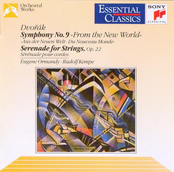 Antonín Dvořák, Eugene Ormandy • Rudolf Kempe : Symphony No. 9 "From The New World" • Serenade For Strings (CD, Comp, RE, RM)
