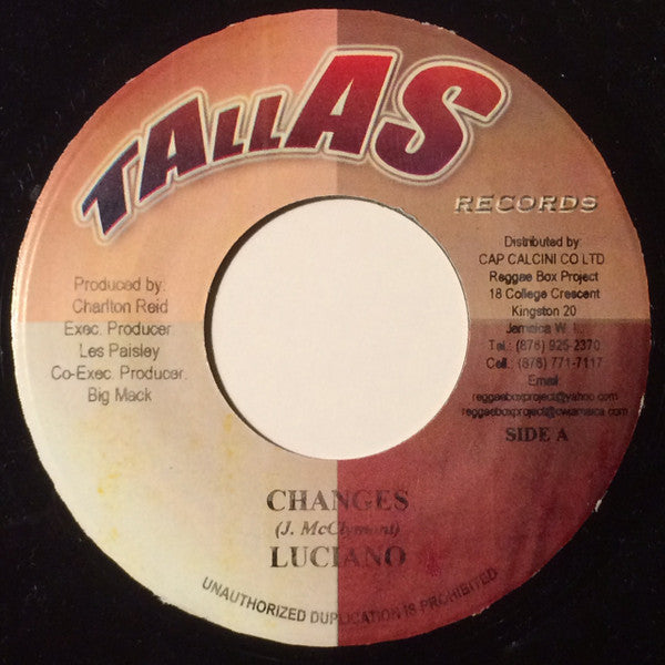 Luciano (2) / Lyrical Don : Changes / The Gal Dem (7")