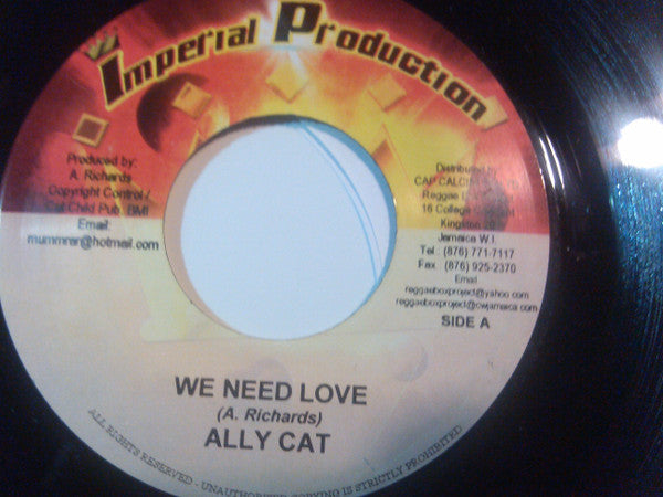Alley Cat (4) : We Need Love (7", Single)