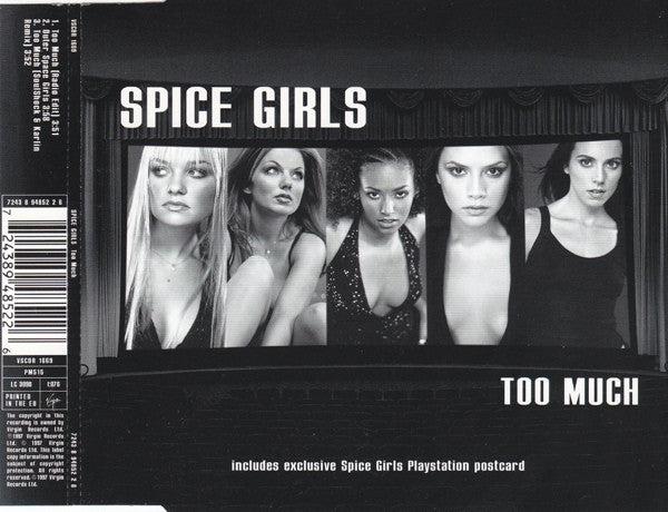 Spice Girls : Too Much (CD, Single, CD1)