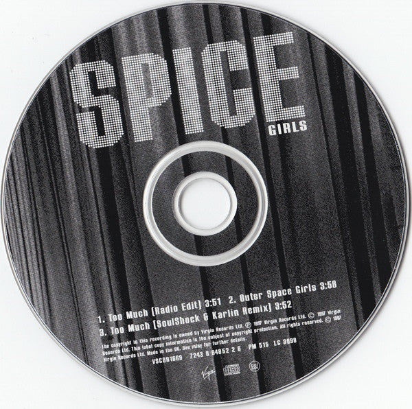 Spice Girls : Too Much (CD, Single, CD1)